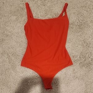 Vibrant Red Bodysuit Zyia
